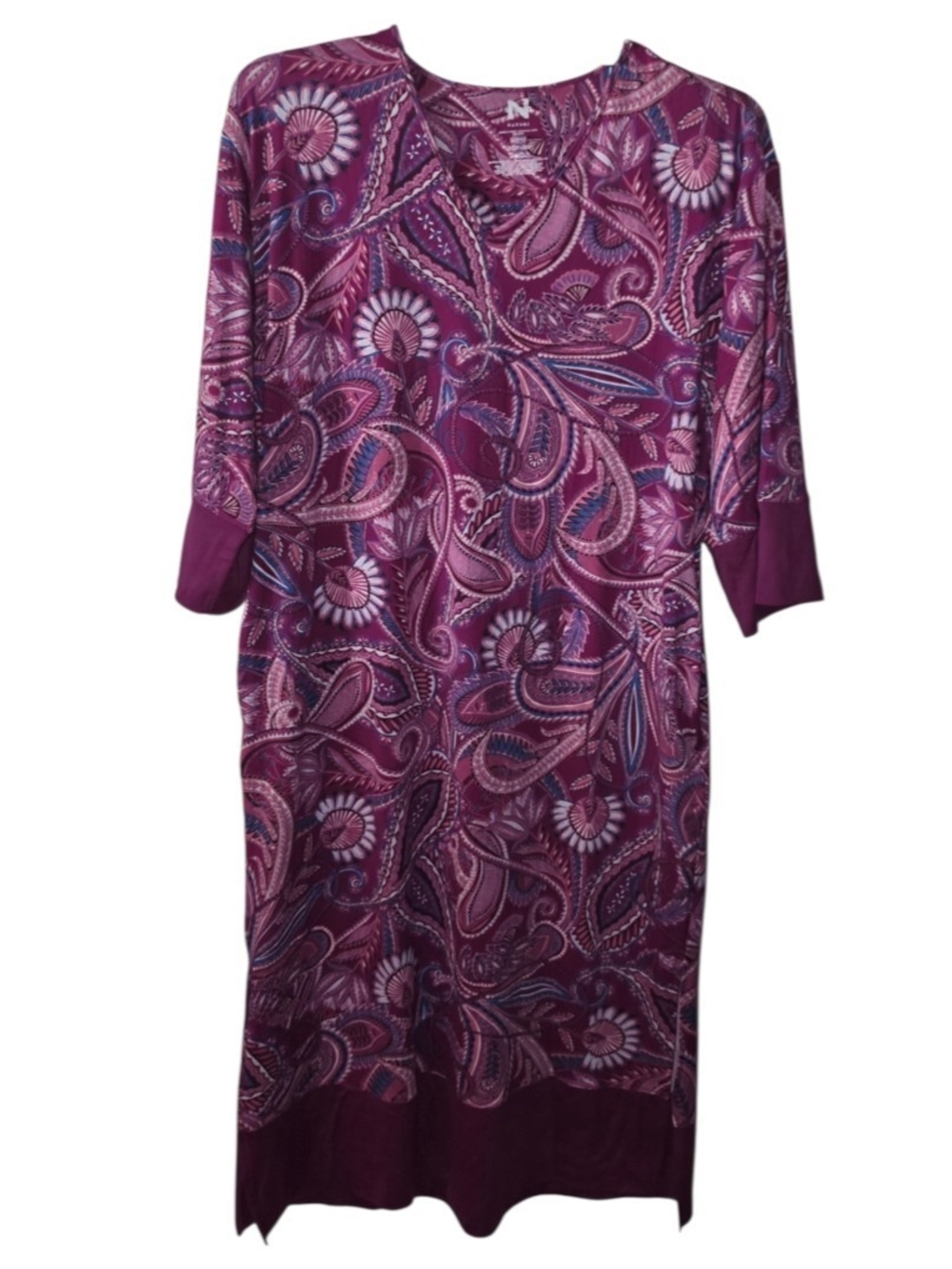 N Natori Studio Purple/Berry Nightgown Size Medium (8/10) NWT
